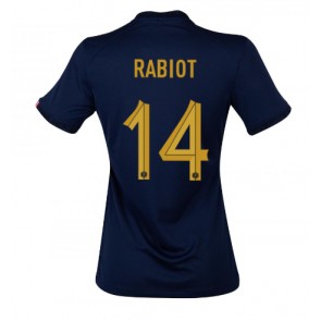 Frankrig Adrien Rabiot #14 Hjemmebanetrøje Dame VM 2022 Kort ærmer